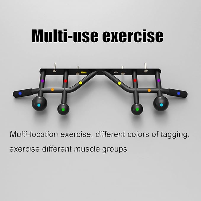 Strength Training Horizontal Bar, Indoor and Outdoor Fitness Pull-up Bar, Stable Weight-Bearing 300kg, for Home Gym Wall-Mounted Installation