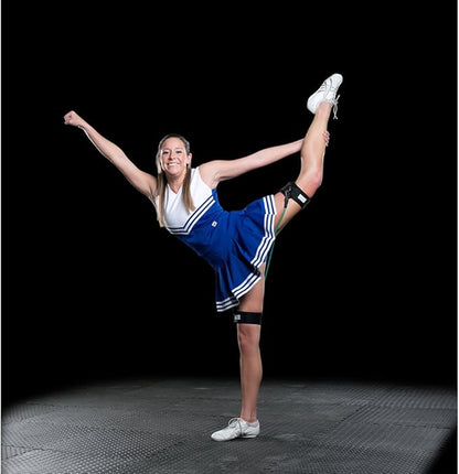 Cheer Kinetic Bands – Leg Resistance Bands for Cheerleaders | Improve Flexibility, Jumps, Stunts & Tumbling | 4-Level Resistance System with 12 Stunt Strap Colors + Digital Training Downloads
