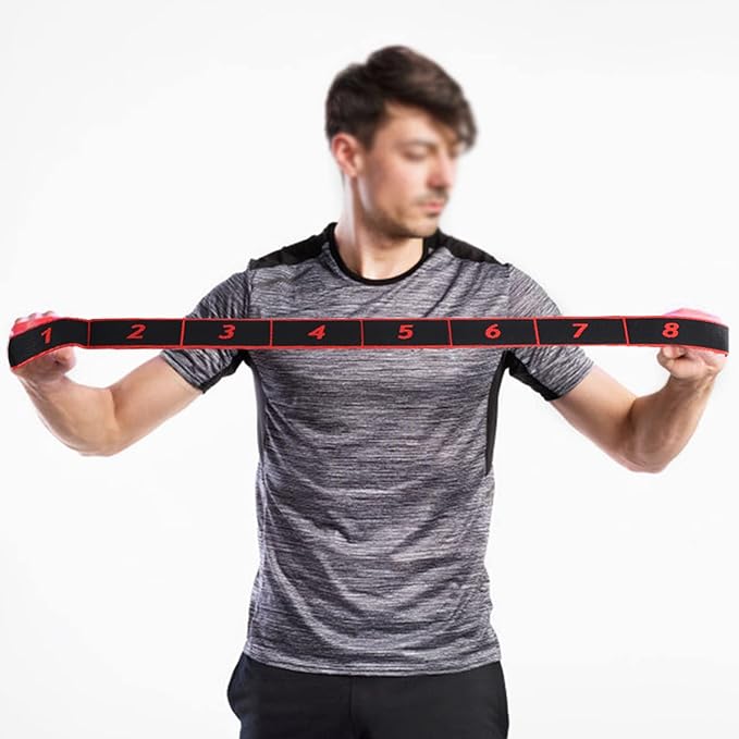 Elastic Exercise Bands, Physical Therapy Bands Yoga Stretching Strap Exercise Accessory Elastic Strap for Home Gym Fitness