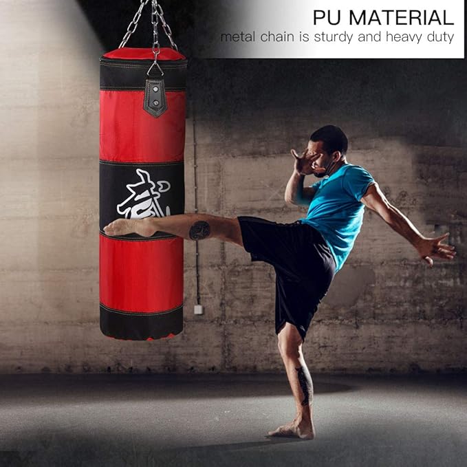 Fitness Sandbags, Boxing Bag Hanging Punching Bag Sports Training Equipment for Kickboxing, Muay Thai, Home Gym Equipment