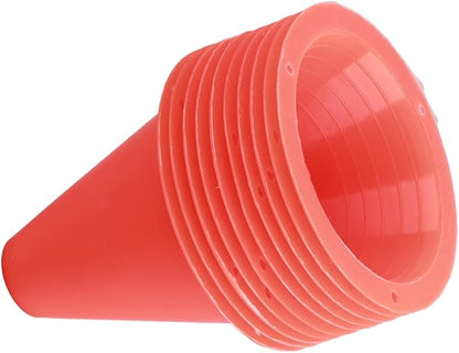 10-Pack Football Training Cones, Bracket Accessories, Obstacle Marking Set