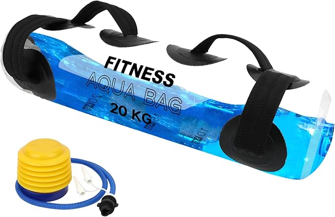 KOMCLUB Aqua Bag Workout, Adjustable Training Bag and Power Bag with Water, Core and Balance Trainer, Portable Stability Fitness &Full Body Exercise Equipment for Weight