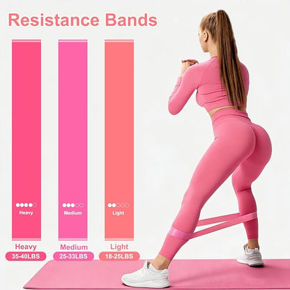 Pilates Equipment Set for Women, Pilates Ring and Ball Set, At Home Pilates Workout Equipment with 15" Magic Circle Ring and Resistance Bands, A Must-Have for Beginners and Seasoned Yogis