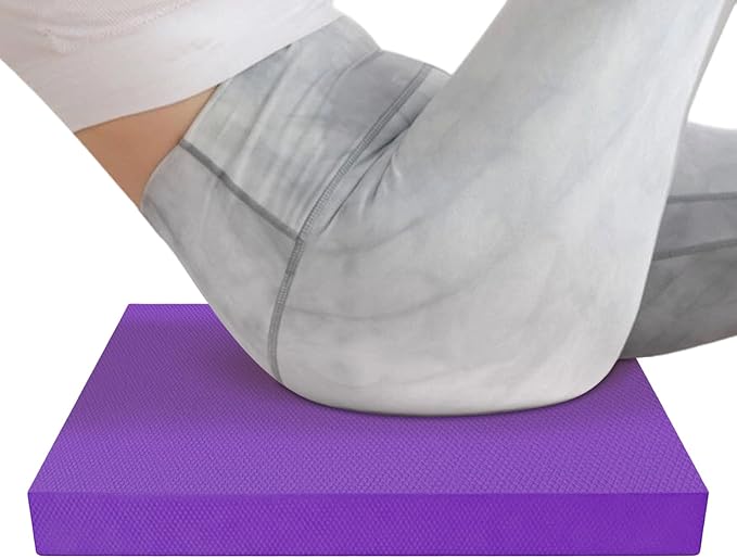 Exercise Balance Pad, Thick Stability Mat, Exercise Foam Pad with Closed-Cell Texture, Fitness Training Base for Joint Stability Improvement, Core Strength Development, and Mobility Enhancement