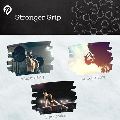 Liquid Chalk, Mess Free Gym Chalk for Weightlifting, Gymnastics, Rock Climbing, Dancing. Sweat Resistant and Long Lasting for Stronger Grip. Package May Vary.