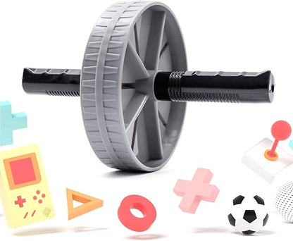 AB Wheel Roller Portable Abdominal Roller Wheel Abdominal Muscle Trainer Exercise Wheel for Homes and Gym Workout Abdominal Muscle Trainer