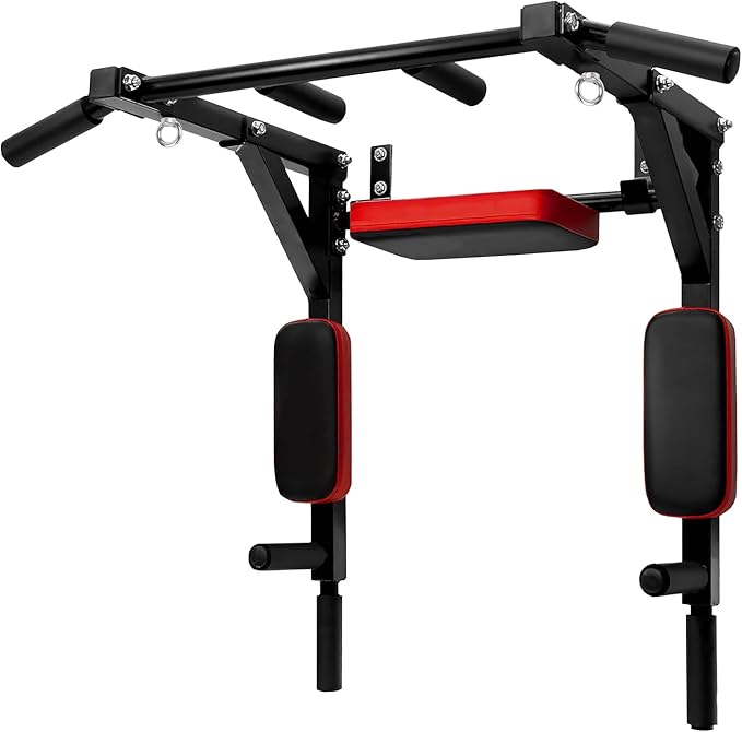 Multifunctional Wall Mount Pull-Up Bar Fitness Equipment,Chin-Up for Indoor Home Gym Workout,Supports to 440 Lbs
