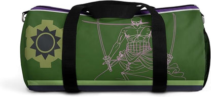 Anime Gym Bag for Women Men - Large Capacity Waterproof Workout Fitness Travel Sports Bags Fashion Street Camping ExpandaCLe Carry On Duffle Bag For Couple (Green Zzro) PTY