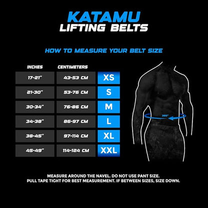 Katamu Premium Leather Lever Weightlifting Belt – Secure Steel Lever, Powerlifting Support for Deadlifts, Squats & Heavy Lifts - Be A Hero