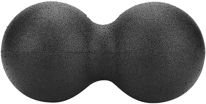 EPP Yoga Foam Roller, Muscle Massage Ball Set for Body Stress Relief, with High Density Ergonomic Soft Surface for Yoga, Exercises and Stability Training (24x12cm Double Balls)