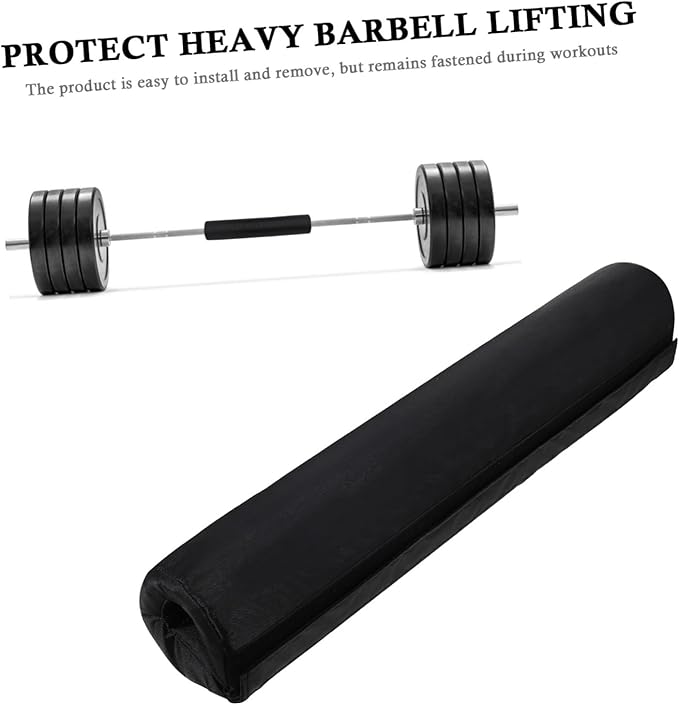 Toyvian 2Pcs Barbell Shoulder Protective Pads Thick Weight Lifting Cover for Squats Lunges Hip Thrusts High Grip Support for Neck Shoulder Comfort