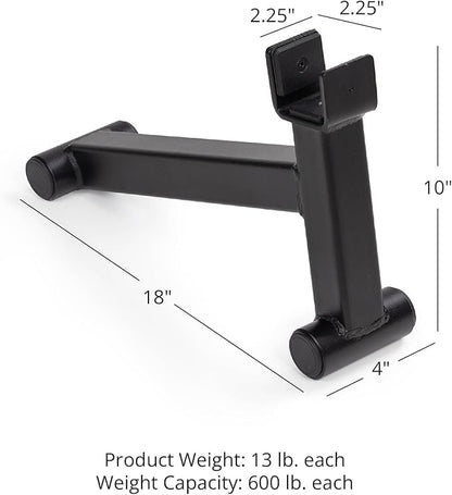 Titan Fitness Mini Deadlift Barbell Jack Stand, 600 LB Capacity, Elevated Lift for Easy Loading and Unloading Barbell Weight Plates, Weight Training, Deadlift Exercises, Powerlifting, Home Gym