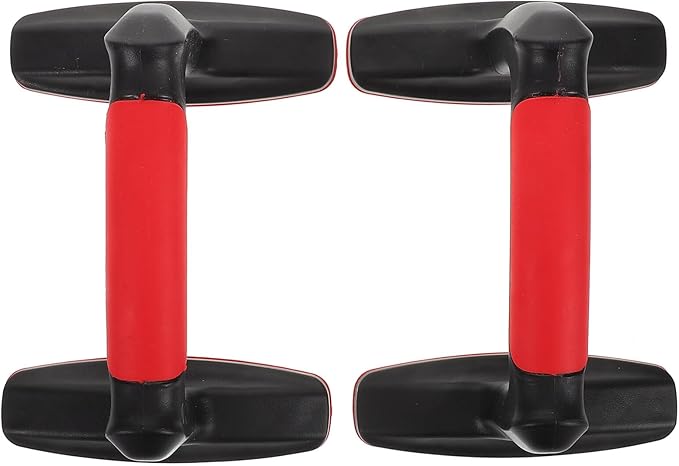 POPETPOP 2pcs Push up Bars Parallettes Plastic Push-up Stands with Non-slip Handles Strength Training Equipment for Home Workout Fitness and Chest Muscle Training
