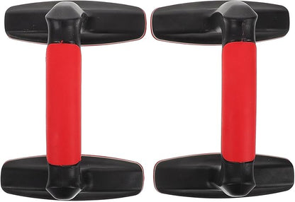 POPETPOP 2pcs Push up Bars Parallettes Plastic Push-up Stands with Non-slip Handles Strength Training Equipment for Home Workout Fitness and Chest Muscle Training