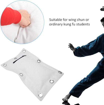 Punch Bag, Boxing Sand Bag, Wing Chun Wall Canvas Punch Empty Sand Bags Target with Zipper for Boxing Muay Thai