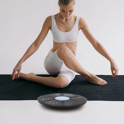 Fitness Wobble Board Balance Trainer Step Surface with Maze Pattern for Yoga Training Home Workouts Core Stability and Balance Exercises