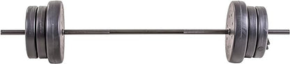 US Weight Barbell Set for home gym workout - Made in USA, Essential Home Gym Equipment for Strength Training