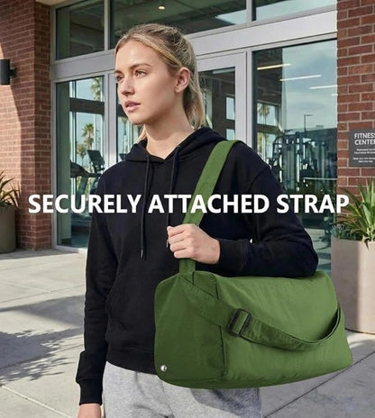 Small Gym Bag for Women with Shoes Compartment, Stylish Duffle Travel Bag for Plane, Lightweight Duffle Bag for Women & Men, Sport Gym Tote Bag with Wet Pocket for Yoga, Pilates, Swimming