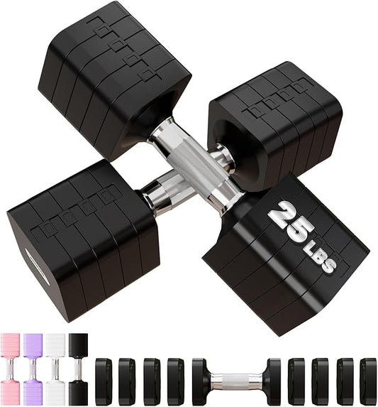 15LB 20LB 30LB 40LB 50LB Adjustable Dumbbell Set Free Weights Dumbbells Set for Women Men Hand Weights Sets Adjust Dumbbell Weight Sets for Home Gym Exercise Workout Strength Training Equipments