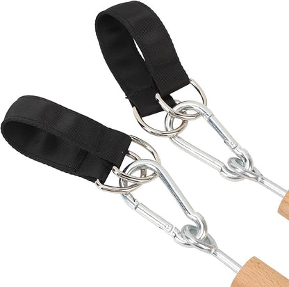 Wooden Pull Up Grips,Hand Grips Strength Trainer Exerciser Pull Up Fitness Accessories for Bouldering,Kettlebells,Workout