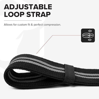 Elbow Wraps for Weightlifting (1 Pair) - 50" Elastic Elbow Braces for Weight Lifting - Elbow Support for Bench Press, Powerlifting, Fitness, & Gym Workout - Gym Elbow Straps Weightlifting - Elbow Compression Strap Brace