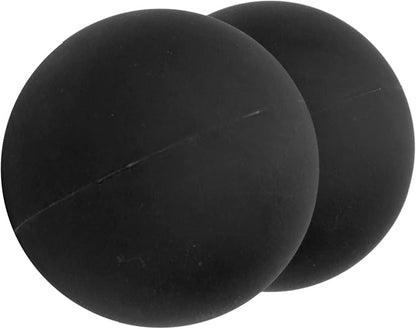 Gel Exercise Peanut Ball Yoga Gym Fitness Body Relax Massage Ball Relieve Pain (Black)