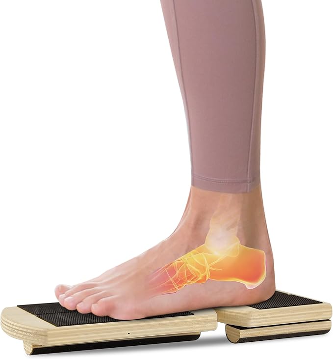 Juoe Ankle Strengthener & Axis Board for Physical Therapy,Blackboard Foot Trainer and Foot Strengthener,Stability Exercises,Plantar Fasciitis Relief,Posture Corrector,Axisboard for Leg Stability