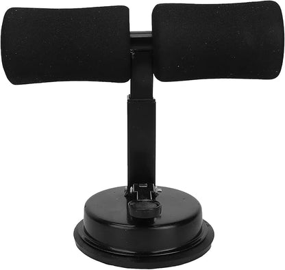 Sit-up Aid, Sit Up Bar for Floor, Portable Adjustable Sit Up Equipment with Sit-Up Foot Holder, Household Fitness, Abdominal Muscle Exercise, for Body Building(black)