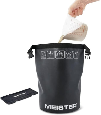 Meister BEAST Portable Sand Kettlebell - Soft Sandbag Weight - 15lb / 6.8kg - Black