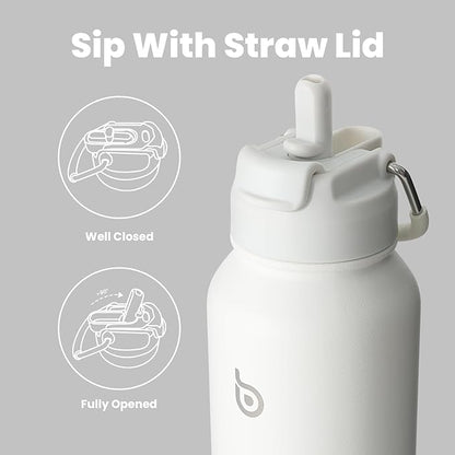 BOTTLE BOTTLE 40 oz sports water bottle stainless steel insulated water bottle with straw and pills holder