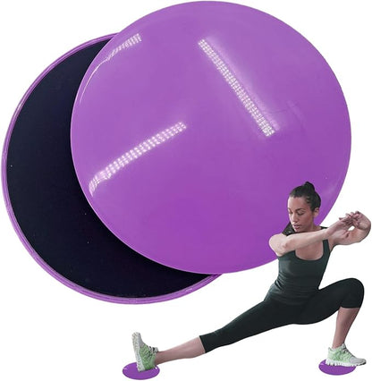 Fitness Sliders: Two-Side Sliding Discs for Home Gym and Core Workouts with Anti-Slip PP EVA Construction | Durable and Yoga Sliders