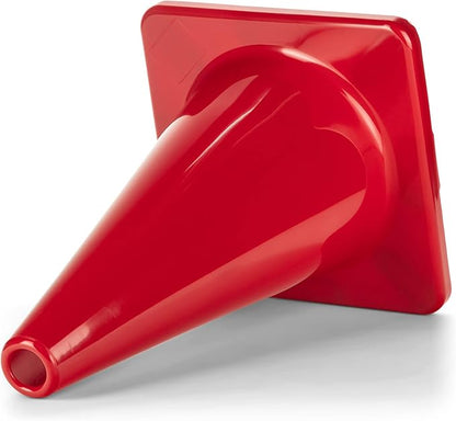 Champion Sports High Visibility Flexible Vinyl Cones for Sports Training, Agility Drills, Field & Gym Marking Sets