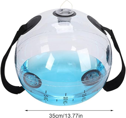 Aqua Ball | Weighted Balls for Exercise with Handle, Aqua Ball | Adjustable Water Training Bag with Handle | Home Gym Workout Equipment, Aerobic Exercise Core and Balance Device for Muscle Training