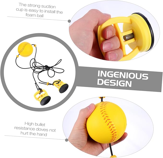 Suction Cup Speed Ball Training Kit High Elastic Boxing Reaction Ball for Reflex Training and Coordination for Boxing and Fitness Enthusiasts Random Color