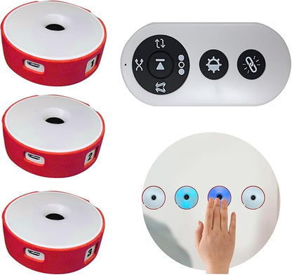 3 Pcs Sports Agility Lights, Reaction Training Lights, USB Charging Agile Reaction Training Lamp Set, Quick Response Training Lights, Improves Reaction Time & Agility for Athletes, Trainers