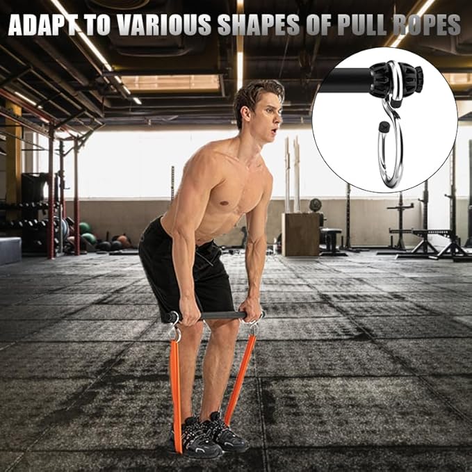 Resistance Band Bar, Portable Pilates Bar with Resistance Bands Home Gym Workouts Stick Squat Yoga Pilates Flexbands Kit for Full Body Shaping
