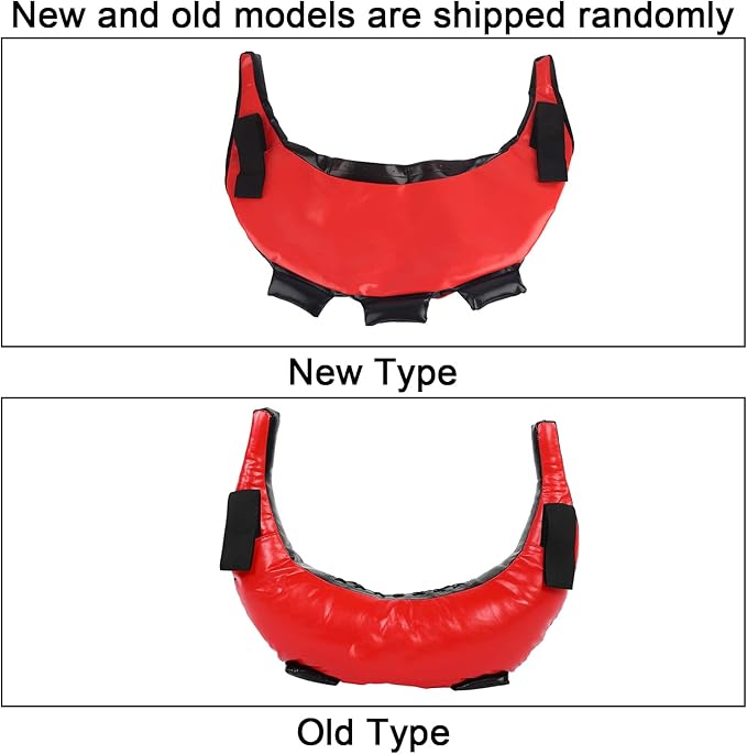 5‑25kg Fitness Training Sandbag Red Sports Power Bag PU Portable Fitness Workout Sandbag Empty Sandbags for Workout Weight Training