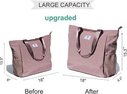 ESVAN Yoga Mat Bag Yoga Tote Carrier Shoulder Bag Carryall Tote for Office,Yoga,Pilates,Travel,Beach and Gym