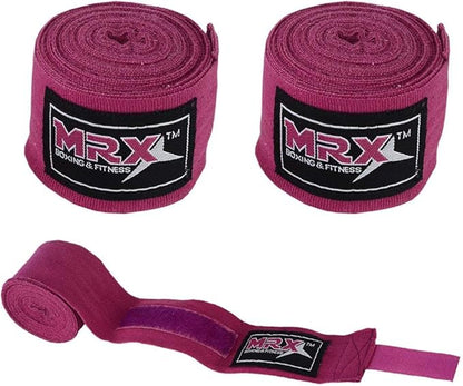 MRX BOXING & FITNESS Boxing Hand Wraps 100% Cotton Multi Colors Great for MMA Boxing Muay Thai Kick Boxing Training 118, 160, 180 Length