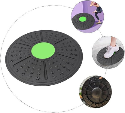 Balacoo Equilibrium Training Board Non-Slip Fitness Balance Tool for Core Stability Sturdy Plastic Wobble Board for Home Workouts and Rehabilitation Exercises