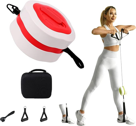Multi Functional Fitness Equipment for Travel for Office and Business Trips Adjustable Resistance Fitness Pump 3 Speed, Home Comprehensive Training Equipment