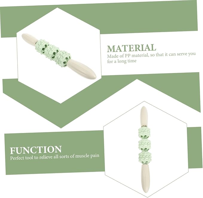 Massage Deep Tissue Massage Tools Manual Massager Roller Muscle Massage Roller Yoga Massage Sticks Roller Massage Tools Muscle Roller Stick Hand Tools Fitness Pp Multifunction