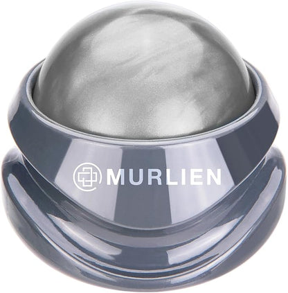 Massage Roller Ball, Tight and Sore Muscles Relief, Manual Massager, Alleviating Shoulder, Arms, Back, Legs, Calves or Muscle Tension - Gray