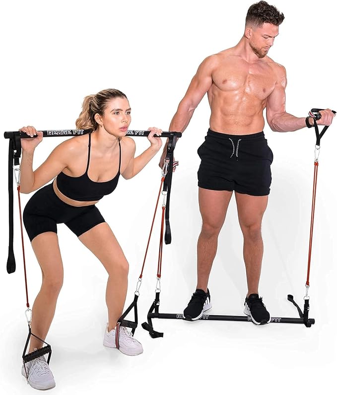 Redge Fit™ Complete Portable Full Body Home Gym Park Workout Set I Full Body Starter Pack- Yoga