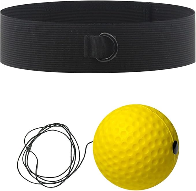 Boxing Reflex Ball with Adjustable Headbands,MMA Training Equipment,Punching Ball,Perfect for Fight Reaction,Hand Eye Coordination,Punching Speed,Agility,for Adults and Kids