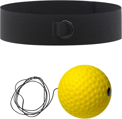 Boxing Reflex Ball with Adjustable Headbands,MMA Training Equipment,Punching Ball,Perfect for Fight Reaction,Hand Eye Coordination,Punching Speed,Agility,for Adults and Kids