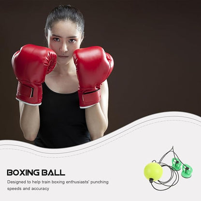 VICASKY Hanging Speed Boxing Ball with Suction Cup 90mm Green Reflex Training Punching Bag Reaction Boxing Speedball and Coordination Training