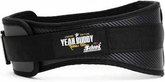 Schiek Sports Ronnie Coleman 4006 Weightlifting Belt - Lumbar Support Weight Lifting Belt - Carbon Fiber and Nylon
