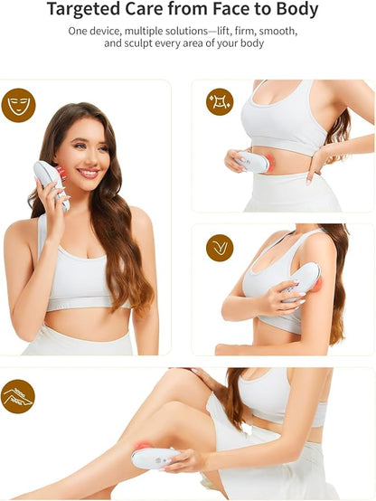 DiDEER 5-in-1 Body Sculpting Machine - Best Cellulite Removal Machine - Lymphatic Drainage Massager & Anti Cellulite Massage Tool & Skin Tightening for Face, Belly, Arms, Legs, Waist, Love Handles