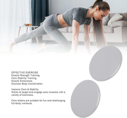 2pcs Core Sliders for Working Out Compact Discs for Full Body Workout Fitness Home Exercise Equipment Floor Sliders